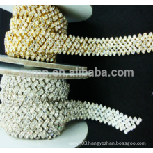 clothes crystal decoration rhinestone cup chain trims